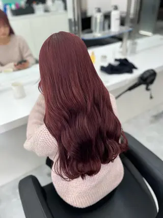 ロング カラー ヘアアレンジ 艶髪ハイトーン🫧 Kurehaのヘアスタイル