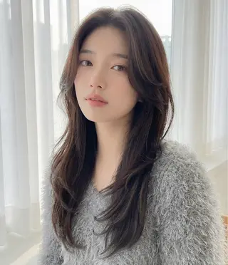 ロング リベイル けんたのヘアスタイル