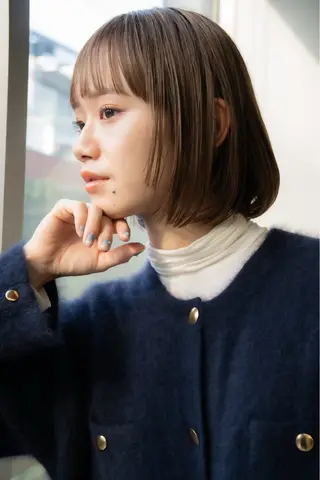 カラー 🫧透明感カラー🫧 当日予約⭕️のヘアスタイル