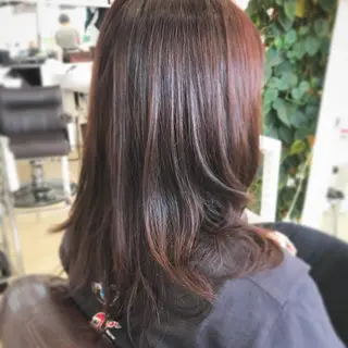 セミロング カラー パーマ naka.naka eyeのマツエク・マツパデザイン