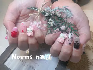 ネイル Norns nail (猫いるサロン🐈)のネイルデザイン