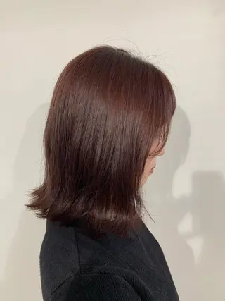 ミディアム カラー ヘアアレンジ 加藤 綾華のヘアスタイル