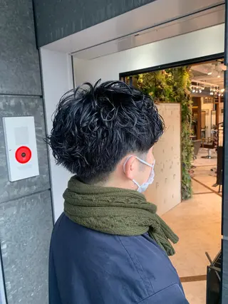 ショート パーマ aguhair jour所属・髪質改善/白髪ぼかし KENTAのヘアスタイル