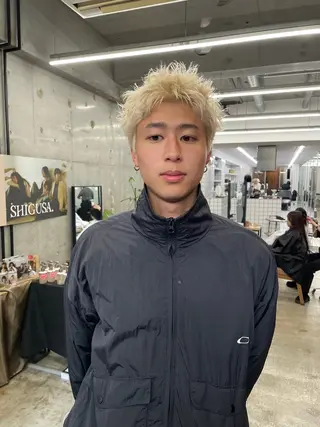 ショート カラー メンズ men's 特化 ✨ソウタのヘアスタイル