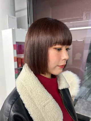 ショート pia/リサコ ボブ/縮毛のヘアスタイル