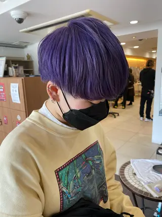 ショート カラー 透明感カラーブリーチ 🌼シゲモトアヤ🌼のヘアスタイル