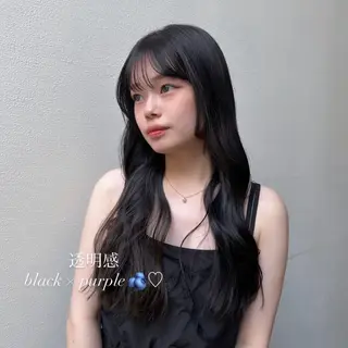 ロング カラー aoi / 透明感カラーのヘアスタイル