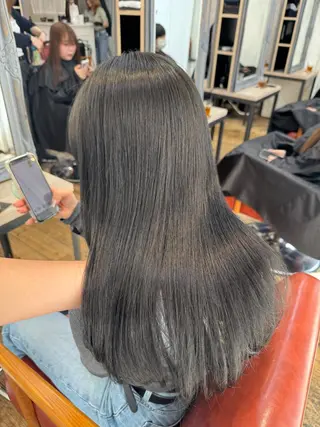 ロング カラー ヘアアレンジ 暖色系/透明感 治野心のヘアスタイル