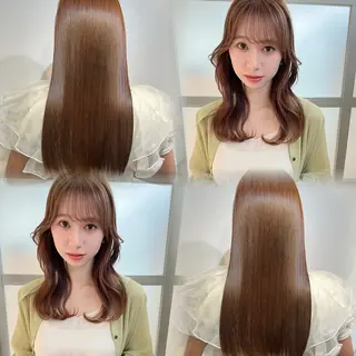 ガーリーヘア🎀/羽 エク/𝐦𝐨𝐞のヘアスタイル