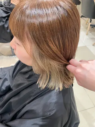 ミディアム レイヤー×ハイライト 🌷RINA🌷のヘアスタイル