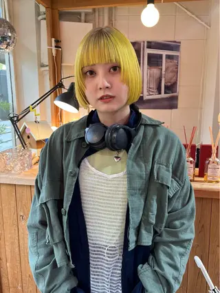 ショート iru所属・mi kiのヘアスタイル