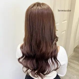 カラー 🍒垢抜けカラー エクステヘアメあずみのヘアスタイル