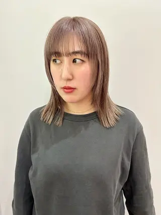 ミディアム カラー レイヤー/お顔まわり 暖色カラー🍑Amiのその他イメージ