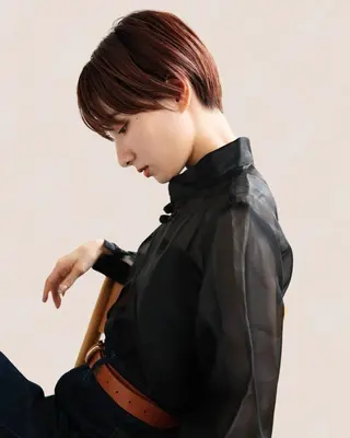 ショート カラー Joule 建山美友のヘアスタイル