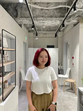 カラー モデル募集中/西梅田 かえで🎀のヘアスタイル