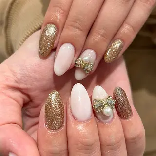 ネイル honoka ガーリーネイル໒꒱のネイルデザイン