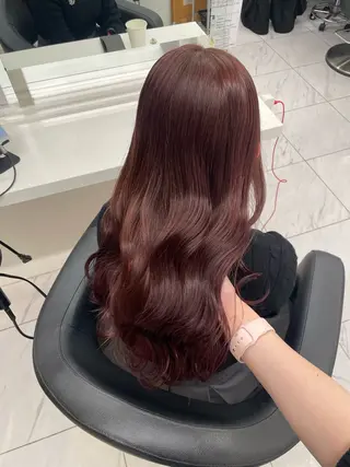 ロング カラー 🎀暖色/ラベンダー /paru🤍のヘアスタイル