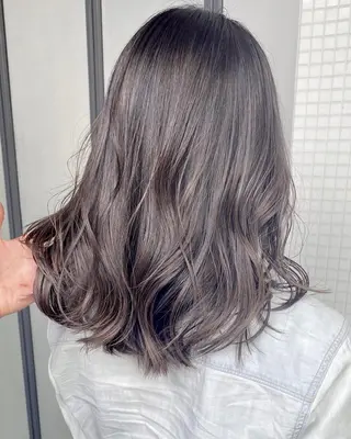 パーマ カラー ロング 公式 Ease by amble luxeのヘアスタイル