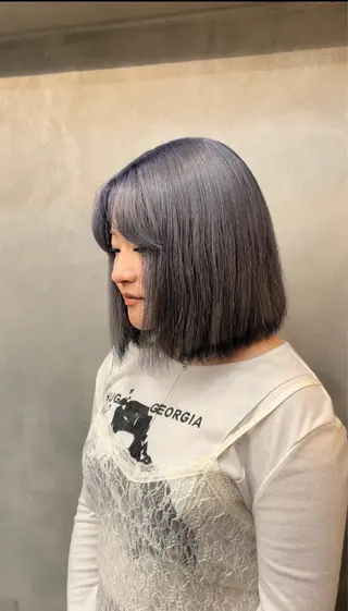 ショート カラー TNB TOKYO所属・Insta 指名 No.1KURUMIのヘアスタイル