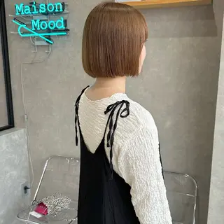 ミディアム カラー はちすか るかのヘアスタイル
