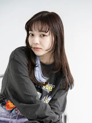 ロング SOURCE 堺東のヘアスタイル