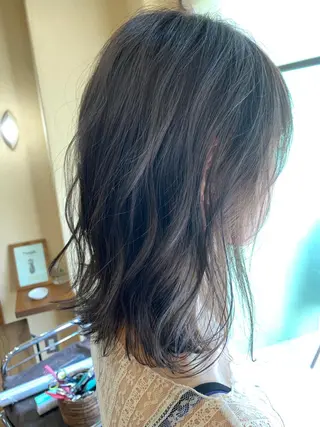 ミディアム 清光 泰之のヘアスタイル