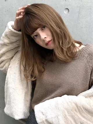 ミディアム カラー レイヤー⭐️カラー ⭐️平川雅史のヘアスタイル