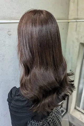 ロング カラー 艶髪韓国ヘア🇰🇷 韓国風メンズカット のヘアスタイル