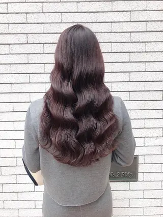 セミロング カラー 縮毛矯正/ 髪質改善/浅見拓哉のヘアスタイル