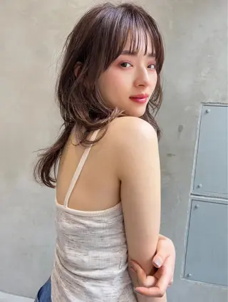 ロング カラー ヘアアレンジ ハイトーン/美髪矯正 🍃大江拓実のヘアスタイル