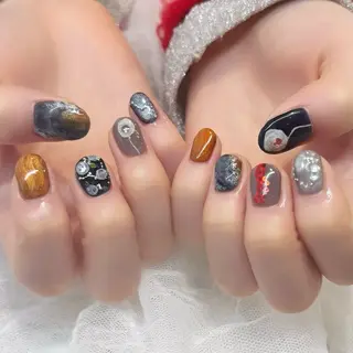 ネイル 新井 ひなののネイルデザイン