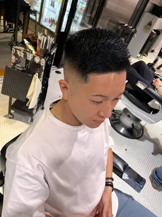 ショート メンズ メンズ理容室 FRANK'S BARBER LIBERALD所属・横浜BARBER 宇田海斗のヘアスタイル