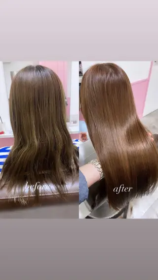 ロング 髪質改善韓国レイヤー SHIORI🦋のヘアスタイル