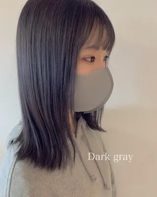 セミロング 菅原リキヤ くびれレイヤーヘアのヘアスタイル