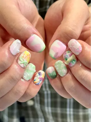 ネイル ハイトーン特化 pepe🎀のヘアスタイル