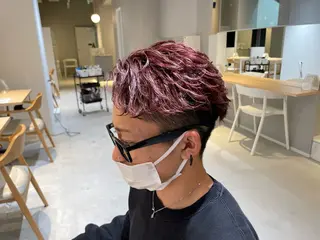 ショート カラー ナカムラ ツバサのヘアスタイル