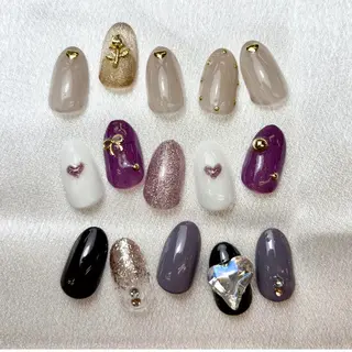 ネイル VIVA NAIL所属・自爪を傷つけない フィルイン3500円のネイルデザイン
