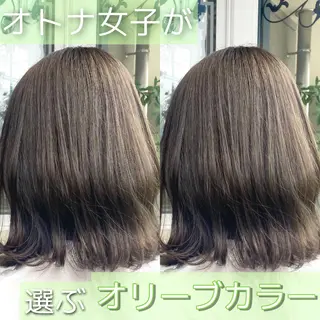 ミディアム カラー 小嶋 秀明/ 本物の髪質改善⭐️のヘアスタイル