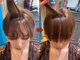 ショート 縮毛矯正 🎨銀座のヘアスタイル
