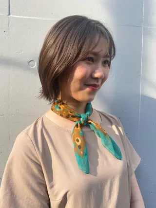 ショート カラー les baladins du miroir所属・🍃YURI 🍃のヘアスタイル