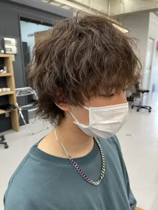 パーマ メンズ 森本裕/オーナー/ スパイラルパーマのヘアスタイル