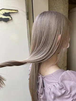 ロング カラー ヘアアレンジ ❤️カラー得意 🧡松浦睦樹❤️のヘアスタイル