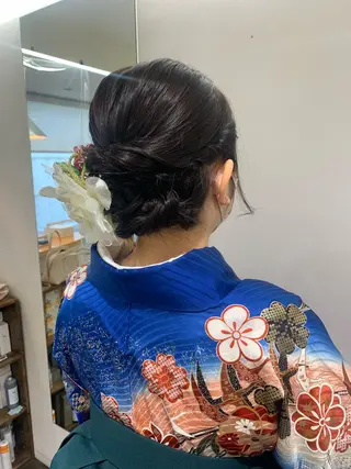 ヘアアレンジ GO TODAY シェアサロン 銀座Arc店所属・デジタルパーマ🫧 韓国風ヘア🫧サクラのヘアスタイル