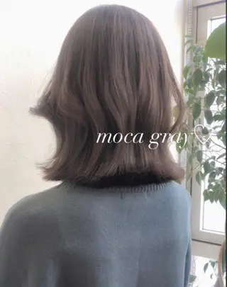 ミディアム カラー nakahara madokaのヘアスタイル
