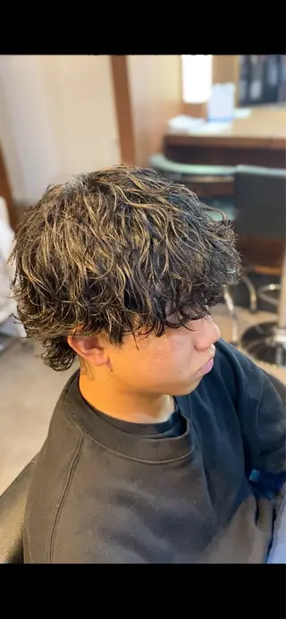 パーマ メンズ IRIE HAIR DESIGN所属・IRIE⚡️メンズ/ パーマ⚡️北川聖也のヘアスタイル