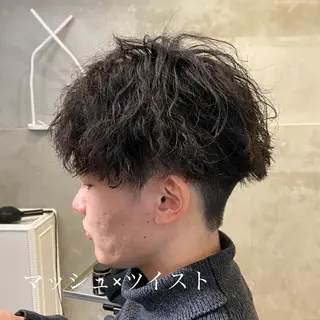 ショート パーマ メンズ ✂︎メンズ特化✂︎ 竹内貴則のヘアスタイル