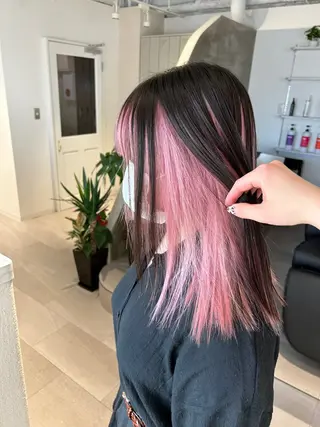 セミロング ior北千住【イオール】所属・YU(ハイトーン/ ブリーチカラー)のヘアスタイル