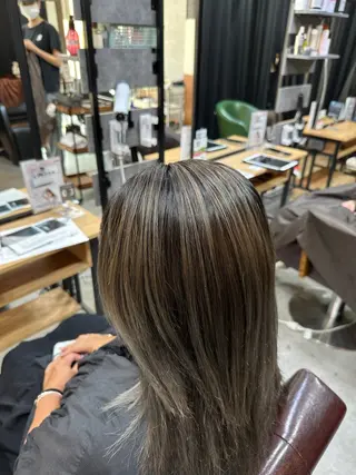 セミロング カラー peqss/ keita🏄‍♂️のヘアスタイル