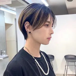 ショート 縮毛矯正、髪質改善 肘以上無料のヘアスタイル