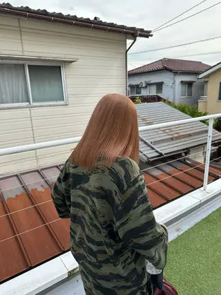 ミディアム 🧸ミルクティー /ブリーチ🫧あずみのヘアスタイル